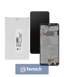 Samsung Galaxy SM-A326-LCD Display + BLACK + GH82-25122A