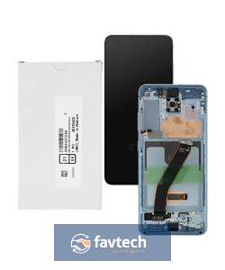 Samsung Galaxy SM-S20 G980-LCD Display + BLUE + GH82-31433D