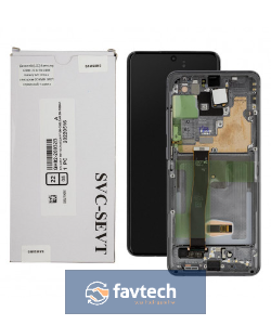 Samsung Galaxy SM-S20 PLUS G985-LCD Display + GREY + GH82-22145E